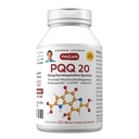 ANDREW LESSMAN PQQ 20mg - 30 kapsler - 20mg Pyrroloquinolin Quinone, Naturlig beskyttende forbindelse støtter vitale organer, hjerte, hjerne, lever, immunsystem. Mitokondriell biogenese, Ingen additiver