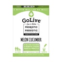 GoLive Probiotika for voksne og barn, Melon og Cucumber, 10ct-Probiotika for voksne og barn, Prebiotiske Fiber for Gut og Digestive helse, anbefalt av leger og dieitianere