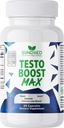 Testo Boost Max - Naturlig Stamina Booster for menn - Forsterket naturlig energi, utholdenhet og styrke Booster
