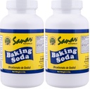 Sanar Naturals Baking Soda, 8 oz - For digestiv støtte som maursyre, baking, rengjøring, deodorising, og mer (pakke med 2)