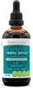 Tribal Detox Herbal Extract, alkoholfri glyceritt tinktur, gurkemeie, Dandelion, Melk Thistle, Burdock, Cleavers, Cranberry, Goldenrod, Grønn Te Rengjøring Action Formula (4 FL OZ)