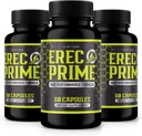 Rise Labs (pakke av 3 Erec Prime piller for menn, høy ytelse formel, all-naturlig støtte for Peak ytelse og generelle helse, offisielle anmeldelser (180 kapsler)