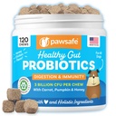 Hundeprobiotika, Honning Kylling Flavor, 120 myk Chews for Digestive & Gut Helse, Immun Support Supplement, Gass Relief, Anti-Diarréa, Hjelper med allergier, Oppsett Mage, Yeast og Kylling Hud