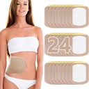 Castor Olje Pack Wrap, Castor Olje Patches Eksponerbare, Organisk bomull Selvklebende Pader, Bærbar Anti Leakage Ingen Vaske