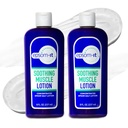 EPSOM-IT Soothing Muscle Lotion - Epsom Salt Magnesium Sulfate Cream Arnica for muskelstivhet, Topical Magnesium Lotion, Gi komfort for ben, kne og føtter, 8,0 oz., 2-Pack