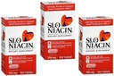 SLO-NIACIN Diett Supplement En gang daglig med 750 mg Niacin vitamin B fra Nikotinsyre for høy absorpsjon 100 tabletter per flaske 3 pakke