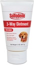 Sulfodene hund sår omsorg 3-veis ointment, lindrer smerte og forhindrer infeksjon for hund kutt, skjegg, biter og skader, 2 ounce