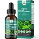 Organisk Oregano oljedråper - Superkonsentrert flytende olje av Oregano med Carvatrol 60% for Digestion & Immun Support - flytende urteekstrakt Tinktur for immun styrke og sunne intestiner - 30 ml