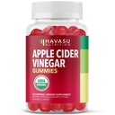 Apple Cider Vinegar Gummies - Organisk ACV Vitaminer for Digestive Helse, Metabolisme og Gut Support - 60 Grev - Vegansk, Ikke-GMO, Glutenfri - Delicious Flavor & Ingen Harsh Smak - 1 måned Supply