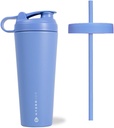 HydroJug rustfritt stål Shaker Cup 24oz - Perfekt for proteinshakes, pre-Workout drinker, Iced kaffe - enkel blanding, vakuum isolert, Cup Holder Kompatibel, BPA gratis - Holder Temp for timer