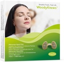 WoodyKnows 3 Allerscreen Nasal filtre med 12 par erstatningsfiltre, modell 2024, sesong- og støvallergihjelp (store, 3 filtre + 12 erstatninger)