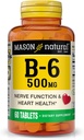 MASONNATURAL vitamin B6, 500 mg, 60 tabletter