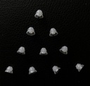 Jungle Care® (6mm liten * 10pc) dobbel lag magi høreapparat Domes komfortable PSAP (personlig lydforsterkere Produkt) Kit ørespisser usynlige, perfekt for åpen luft (Åpen passform), bortsett fra RIC