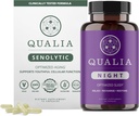 Qualia livsvitenskaper Bundle Qualia Night & Qualia Senolytic, vitenskap-støttet kosttilskudd for dyp forfriskende søvn og optimal cellereparasjon