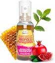 Beelife Propolis Throat Spray - Soothing Honning, Mint & Pomegranate - Naturlig immun Support & Sore Throat Relief - Antioksidanter, Rik på Flavonoider & Artepillin C, No Sukker, Glutenfri, 1-Pack, 30ml