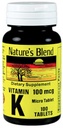 Naturens blanding vitamin K 100Mcg tabletter 100 Ct
