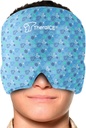 Theraice Migraine Relief Cap Junior, Soothing Hodepine Boo Boo Ice Pack Mask Produkter, Kjøle Gel Hat JR, Ansikt Kald Kompress Head Wrap for Bumps, Bruises og kjøletemperaturer