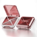 DubSTAR Daily Pill Organizer,4 Sammenligninger Bærbare Reise Lille Pill Case, Pill Box for Purse Pocket å holde vitaminer, Cod Liver Oil,Supplements og Medisinering (rød)