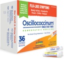 Boiron Oscillococcinum Homeopatisk medisin for influensalignende symptomer, hvit, 36 teller