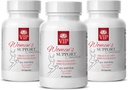 Hot Flashes Menopause Relief - Kvinners støttekompleks naturlig - Licorice Root Extract - 3 flaske (180 kapsler)