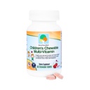 Opphøye dem Velsmakende Kids flervitamin, naturlige farger, Flavors og søtstoffer, daglige essensielle vitaminer for barn, lett å ha vitaminer, Jordbær