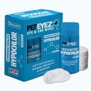 PetEyez Veterinær Formulert Tear Stain Remover løsning for hunder & katter - Hypoallergenisk Deodorizing Cleaner å fjerne dirt, utladning og crust fra ører, øyne, paws & butt - 100 Wipes