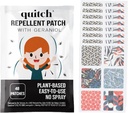 Quitch Natural Mosquito Repellent klistremerker for barn og voksne | Geraniol Bug Patch | Anti Mosquito Patch | Mosquito Patcher for babyer | Bug Spray Klistermerker | citronella Insect Avvisende Alternativ