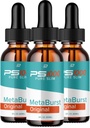 Metaburst PS1000 Pure Drops Liquid Supplement - PS1000 Metaburst Liquid Drops, PS1000 Original Metabolic Support Supplement, PS1000 Pure Metaburst anmeldelser (3 Pakke - 3 måneders forsyning)