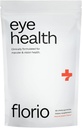 Florio Eye Helse Gummy Vitaminer for voksne, 2X Lutein & Zeaxanthin, Vitaminer A, B2, B3, C & E, Bevar Macular & Retinal Helse, Bekjemper oksidasjon, 30-dagers forsyning, Naturlig fersken Flavor