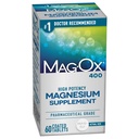 Mag-Ox 400 Magnesium Supplement, farmasøytisk grad Magnesiumoksid med 482 mg per dose, 60 tabletter