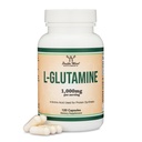 L Glutamin Capsules - (1000mg Services, 120 Capsules) Ikke-GMO, Glutenfri, Keto trygt, Vegansk Vennlig, tredjeparts testet (for utholdenhet og Gut helse) ved dobbel tre