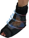 Fot og ankle smerte relief Hot/Kold Gel Wrap - effektivt lindret fot og ankel akser og smerter ved hjelp av kompresjon Gel Ankle ispakke Wrap - Heated eller kjølt, mål alle områder av Ankle & Fot - store