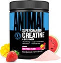 Dyr Supercharged Kreatin pulver - Flavored Kreatin Monohydrat Forbedret med Betaine Anhydrous, PurpleForce & Senactiv, Styrke, Endurance, Muskelgjenvinning for menn og kvinner - Frukt Punch, 300g