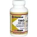TMG (Trimethylglycine) 500 mg w/Folinsyre og B12 kapsler - Hypo 120 kapsler