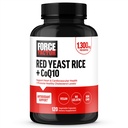 FORCE FACTOR Red Yeast Rice + CoQ10 Supplement for antioksidant støtte, ikke-GMO, Vegansk-vennlig, Premium kvalitet, 120 kapsler