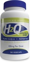 H2Q CoQ-10 med 8X høyere absorpsjon over standard Q-10 | klinisk studert Cardiovaskulær og Mitochondria funksjonsstøtte | Vegansk sertifisert | Ikke-GMO ved Health Thru Nutrition (pakke på 180)