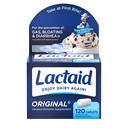 Lactaid Opprinnelig styrke Laktose intolerance piller, 9000 FCC Naturlig Lactase Enzyme Dairy Relief Caplets, bidrar til å hindre gass, Bloating og diarré på grunn av Lactose sensitivitet hos voksne og barn, 120 greve