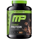 MusclePharm Combat Protein pulver, sjokolade Melk Flavor, brensel Muskler for Produktive Workouts, 5 Proteinkilder inkludert Whey Protein Isolat & Egg Albumin, Glutenfri, 4.2 lb, 52 Serveringer