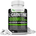 DR. MARTIN'S NUTRITION Ekstra styrke L-karnitin - 200 kapsler - 1000mg Per servering - øke din metabolisme og øke ytelse
