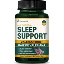 Valerian Root Extract søvn støtte kapsler, lidenskap Blomster Supplement for bedre søvn, falle søvn raskt og avslappende. Pastillas de Valeriana y Pasiflora para Dormir Profundamente. 90 Antall