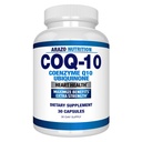 Arazo Nutrition CoQ10 Ubiquinon Coenzym Q1-0-200 mg Maksimal styrke ernæringstilskudd - høy absorpsjon kapsler uten soya