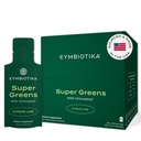 CYMBIOTIKA Super Greens Supplement med klorofyll, Spirulina, Daglig Vegan Superfood Packets for Digestive Gut Helse, Detox, Energi og Immunstøtte, Citrus Lime Flavor, 15 ml Pouches, 30 Pack