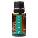 Naturens fusjon Vertigo Relief, Ginger Oljesorg Relief Essentielle oljeblandinger (15ml) - Raskvirkende bevegelsessykhet Relief, morgensykhet Relief, svimmelhet Relief, & Vertigo Medisin m/ Peppermynt