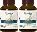 Himalaya Organic Shatavari for PMS, Menstruell Cramp Relief, Menopause støtte og kvinners helse, 1.300 mg, 60 kapler, 2 måneders forsyning, 2 pakke