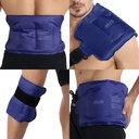 REVIX Ice Pack for skadeskader Reusable Gel for nedre rygg, kalde pakker for rygg skulder, Elbow, Hip, ben, Wrap rundt hele kneet, myk kalde kompressor,16 × 9" Navy