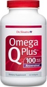 Dr. Sinatra Omega Q Plus 100 Resveratrol – Omega-3 Supplement støtter hjerte helse og gir antioksidant kraft med 100 mg CoQ10 og Resveratrol (60 softgels)