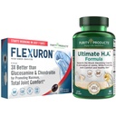 Renhetsprodukter Flexuron Joint Formula + Ultimate HA Flexuron (Krill Olje, Lav Molekylær Vekt Hyaluronsyre, Astaxanthin) - Ultimate H.A. (BioCell Collagegen, Quercetin, Hyaluronsyre + Mer)