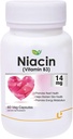 Nutraceuticals Niacin 14 mg vitamin B3 med Inositol 50 mg Supplement - 60 Veg Kapsler