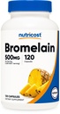 Nutricost Bromelain 500mg, 120 Vegetariske kapsler - Bromelain (1200 GDU), ikke-GMO, Glutenfri