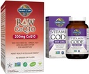Livshage Vegetarisk Omega 3 6 9 Supplement - Rå CoQ10 Chia Seed Oil Hele mat ernæring og sink Supplement 30 mg høy potens Rå sink og vitamin C Multimineral Supplement